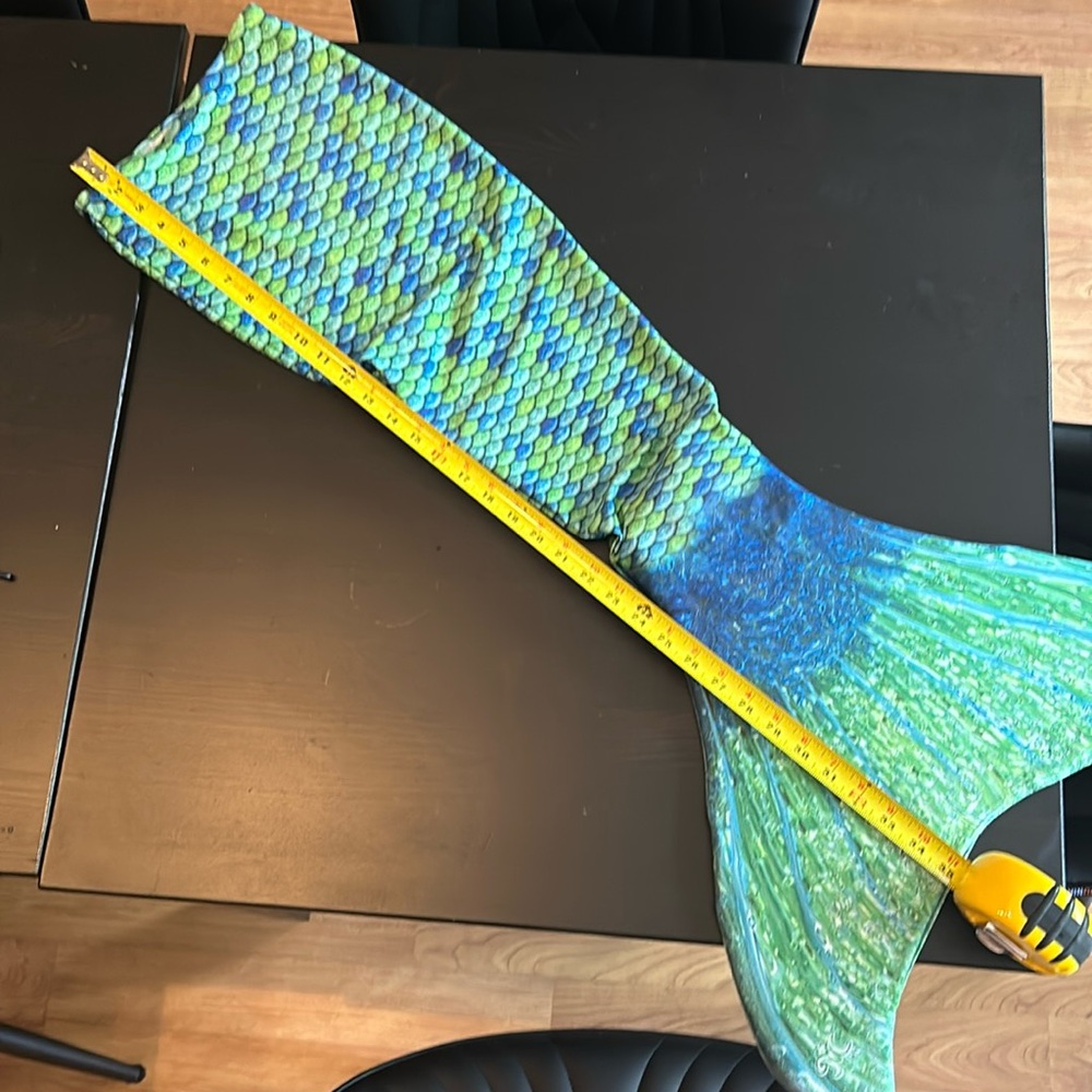 Kids mermaid fin with flipper for swimming